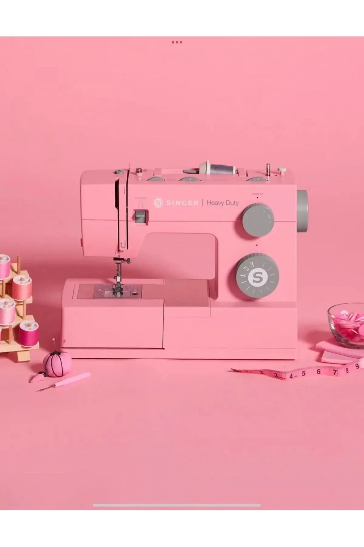 Singer HD4411 Pembe Ev Tipi Dikiş Makinesi (Özel Üretim)