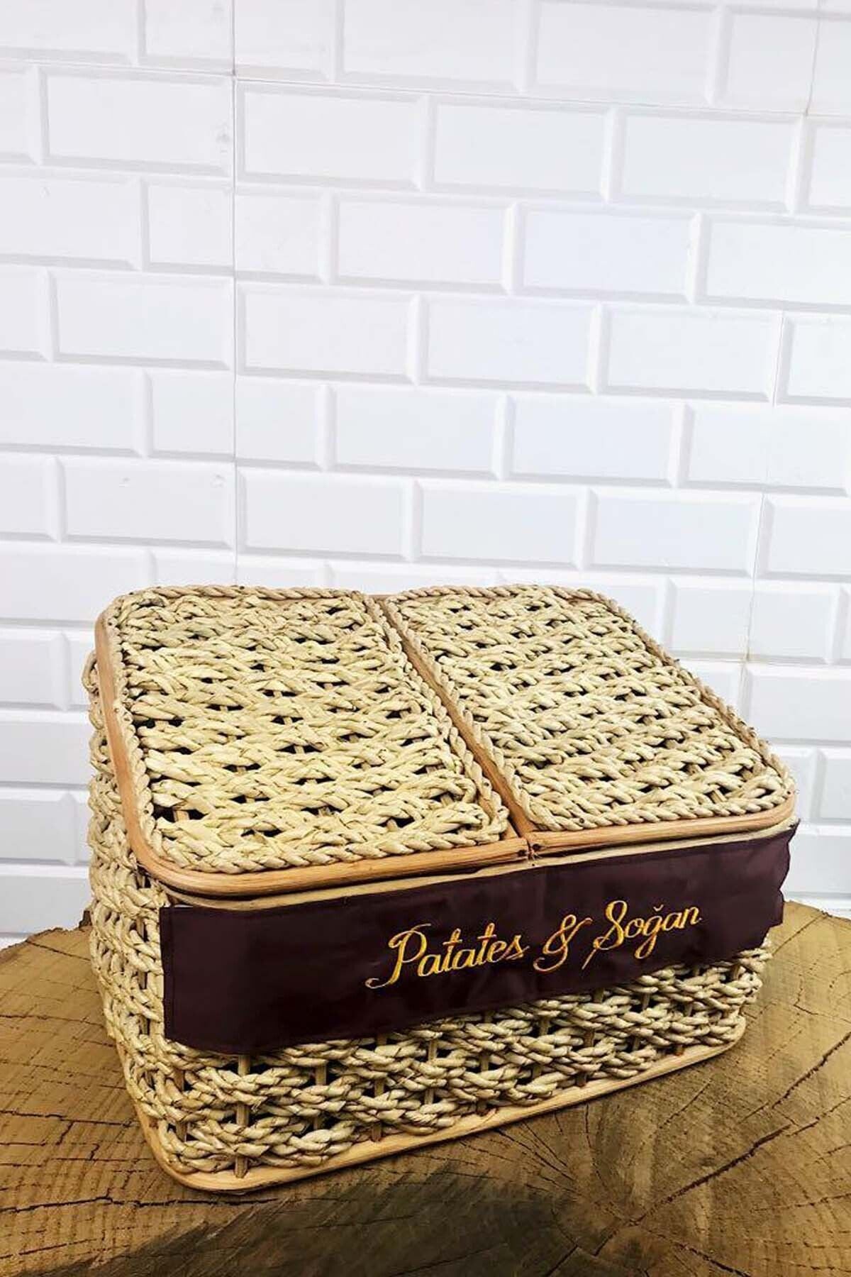 Çift Bölmeli Patates&soğan Sepeti