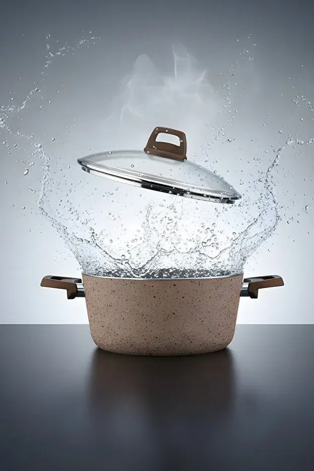 Castella Bej 10 Parça Granit Tencere Seti