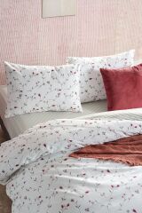 Ranforce Elegan Çift Kişilik Nevresim Takımı - Beyaz