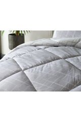 Easy Cotton Glimmer Comforter Set Tek Kişilik - Gri