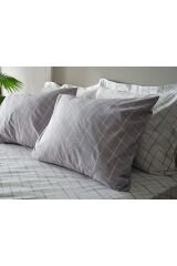 Easy Cotton Glimmer Comforter Set Tek Kişilik - Gri