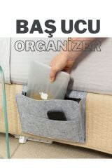Baş Ucu Keçe Organizer Düzenleyici