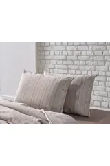 İpliği Boyalı Mabel Nevresim Takımı Çift Kişilik