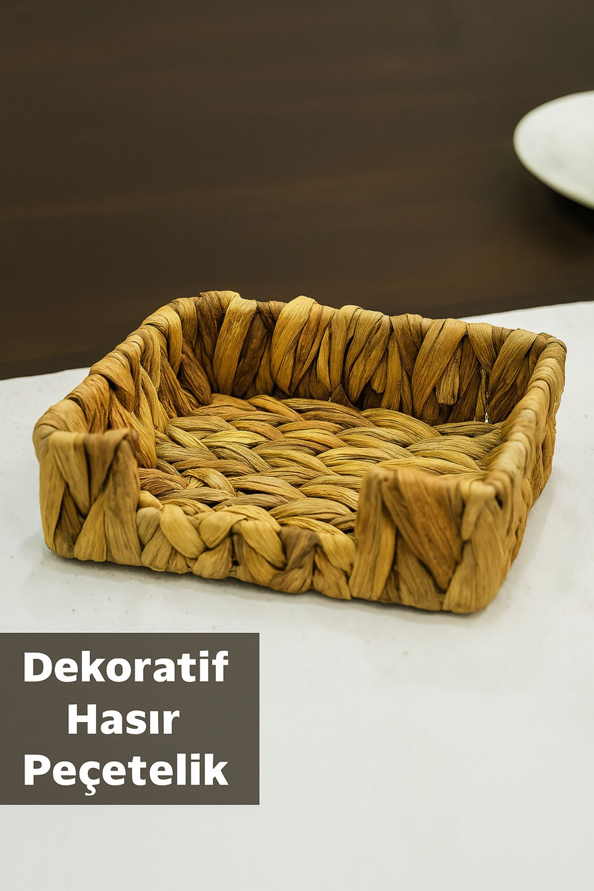 Hasır Peçetelik 15x15 cm