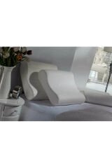 Visco Comfort Ortopedik Boyun Destekli Boyun Fıtığı Boyun Düzleşmesi Yıkanabilir Kılıflı