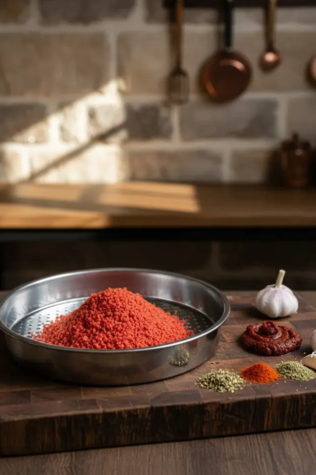 Çiğ Köfte Tepsisi - Paslanmaz Çelik 35 cm – Derin Küçük Boy Yuvarlak Sini